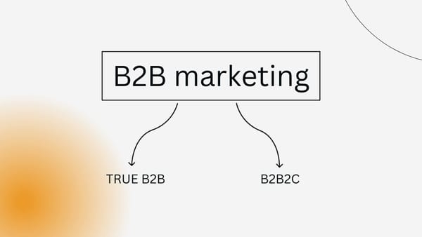 Two B2B marketing categories